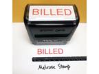 Billed Rubber Stamp Red Ink Self Inking Ideal 4913 - Opportunity