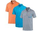 NEW Mens Puma Assorted Golf Polo 3 Pack $225 Retail - Choose - Opportunity