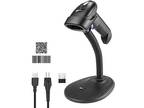 Wireless 1D 2D Barcode Scanner with Stand Netum Scan Portable - Opportunity