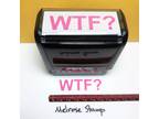 WTF? Rubber Stamp Pink Ink Self Inking Ideal 4913 - Opportunity
