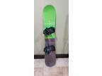Flow Micron Snowboard 140cm With Ride LS Binding Size Small - Opportunity