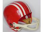 Vintage 1960s 1970s Hutch 637 Red Football Helmet Youth - Opportunity