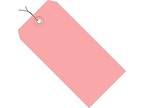 Pink Shipping Tags Wired 13 Pt 5 3/4" x 2 7/8" 7 Case of - Opportunity