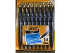 BIC BU3 Retractable Ballpoint Pens 18 Pk Black 1.0 mm Med - Opportunity