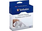 NEW Verbatim 49976 CD/DVD Paper Sleeves with Clear Window - Opportunity