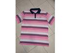 Nike Men's Golf Shirt Dri Fit Pink Stripes polo Club at - Opportunity
