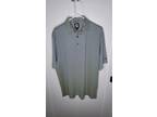 Footjoy Golf Short Sleeve Polo Shirt Men Large Striped Black - Opportunity