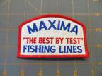 Vintage Fishing Patch - Maxima Fishing LInes - 4 x 2 1/2 - Opportunity