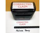 Corrected Claim Rubber Stamp Red Ink Self Inking Ideal 4913 - Opportunity