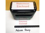 Statement Enclosed Rubber Stamp Red Ink Self Inking Ideal - Opportunity