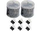 120pcs Black Binder Paper Clips 0.6Inch Paper Clamps for - Opportunity