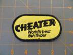 Vintage Fishing Patch - Cheater Fish Finders - 3 3/4 x 2 - Opportunity