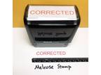 Corrected Rubber Stamp Red Ink Self Inking Ideal 4913 - Opportunity