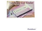 New Vintage Black Telephone List Finder Flip Up Phone - Opportunity
