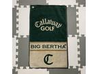 Vintage Callaway Big Bertha Golf Towel Small Hand Towel