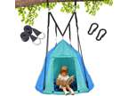 45" Detachable Hanging Tree Swing Tent Indoor Outdoor