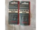 Lot Of 2-Genuine Mini Mag Lite 2 Cell AA Xenon Replacement