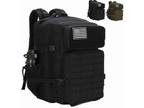45L Large Military Tactical Backpack Army Molle Bag Rucksack - Opportunity