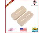 Cream Guitar P90 Soap Bar Pickups Covers 49.2mm Fit Gibson - Opportunity