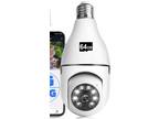 YUOCHY 1080P Light Bulb Camera, Wireless 2.4GHz With 32G SD