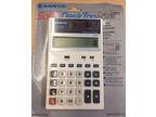 Vintage Sanyo SOLAR DESKTOP Calculator CX 2630 NEW SEALED IN - Opportunity