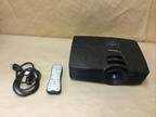 Optoma black projector full 3d 1080p w/ remote and power - Opportunity