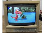 Vintage Samsung SSC14M CRT 13" Color TV Monitor Working - Opportunity