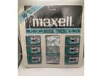 Maxell MC 60 UR Microcassettes 6 Pcs Ideal for Dictation and - Opportunity