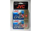 JVC EHG Hi-Fi Compact VHS 90 minute tapes - 2 pack - TC-30 - Opportunity