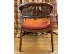 James Mont Style Bent Beech Wood Cane King Cole Arm Chair Vintage 1960’s MCM