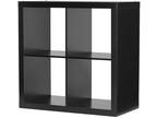 4-Cube Storage Organizer, Solid Black - Opportunity