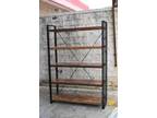 Reclaimed wood and metal bookcase display unit - Opportunity