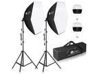 HPUSN Softbox Photography Lighting Kit 30" X30" Professional - Opportunity