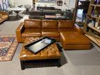West Elm Urban Leather 2-Piece Chaise Sectional Sofa - Opportunity