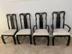 Set of 4 CENTURY FURNITURE Chin Hua Collection Black - Opportunity