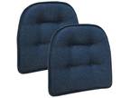 Dining Table Kitchen Chair Seat Cushion Tufted Non-Slip Blue - Opportunity