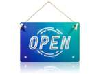Open Closed Sign for Business 12 X 8 inch Jolli Designs