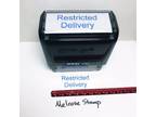 Restricted Delivery Rubber Stamp Blue Ink Ideal 4913 - Opportunity