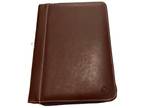 Franklin Covey-Notepad 7x9, faux leather small w/ card