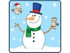 30 Custom Happy Snowman With Birds Personalized Address - Opportunity