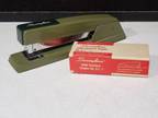VINTAGE Swingline 8" Stapler 94-91 USA Tan Brown Retro WITH - Opportunity