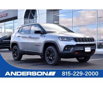2023 Jeep Compass Trailhawk is a Silver 2023 Jeep Compass Trailhawk Car for Sale in Rockford IL
