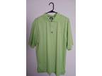 Foot Joy FJ Polo Golf Shirt Mens Medium Green Short Sleeve - Opportunity