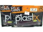 Logic Lures Plastix 4" Flutter Tail, LSU color, 8 per pack - Opportunity