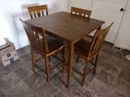 Mahogany brown dining room set