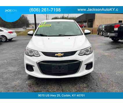2017 Chevrolet Sonic for sale is a White 2017 Chevrolet Sonic Car for Sale in Corbin KY