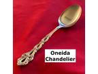 Oneida CHANDELIER Soup Spoon 6 7/8" Pierced Handle Stainless