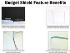 NEW 5.5-ft 1-Panel Drum Shield, Plexiglas Drum Screen, Drum Cage - Budget Shield