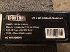 Ironton 4ft. x 8ft. Steel Folding Utility Trailer with Custom Bed Sides #37561
