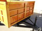 Rare! Vintage Model A Woody Deuce Woodie Cargo Wooden Trailer Canadian Built